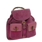 Gucci Vintage Pre-owned Mocka axelremsvskor Pink, Dam