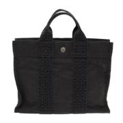 Hermès Vintage Pre-owned Canvas totevskor Gray, Dam