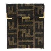 Fendi Vintage Pre-owned Canvas plnbcker Brown, Dam