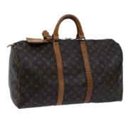 Louis Vuitton Vintage Pre-owned Canvas resvskor Brown, Dam