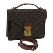 Louis Vuitton Vintage Pre-owned Canvas louis-vuitton-vskor Brown, Dam