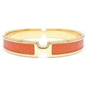 Hermès Vintage Pre-owned Metall armband Orange, Dam