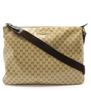 Gucci Vintage Pre-owned Canvas gucci-vskor Beige, Dam