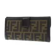 Fendi Vintage Pre-owned Laeder plnbcker Brown, Dam