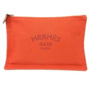 Hermès Vintage Pre-owned Canvas necessrer Orange, Dam