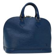 Louis Vuitton Vintage Pre-owned Laeder handvskor Blue, Dam