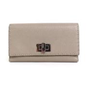 Fendi Vintage Pre-owned Laeder plnbcker Beige, Dam