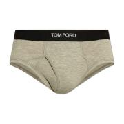 Tom Ford Briefs med logotyp Gray, Herr