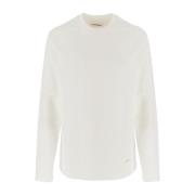 Jil Sander Avslappnad Bomull T-shirt White, Herr