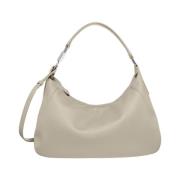 Armani Exchange Grå Handväska Audrey Hobo Dragkedja Stängning Gray, Da...