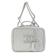 Chanel Vintage Pre-owned Laeder handvskor Gray, Dam