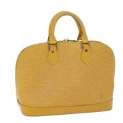 Louis Vuitton Vintage Pre-owned Laeder handvskor Yellow, Dam