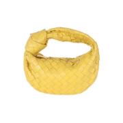 Bottega Veneta Vintage Pre-owned Laeder handvskor Yellow, Dam