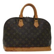 Louis Vuitton Vintage Pre-owned Canvas handvskor Brown, Dam