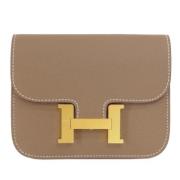 Hermès Vintage Pre-owned Myntfodral Brown, Dam