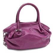 Salvatore Ferragamo Pre-owned Pre-owned Laeder handvskor Purple, Dam