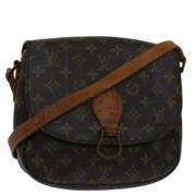 Louis Vuitton Vintage Pre-owned Canvas louis-vuitton-vskor Brown, Dam