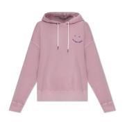 PS By Paul Smith Sweatshirt med logotyp Pink, Dam