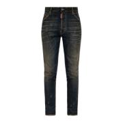 Dsquared2 Jeans Lång Gaffel Black, Herr