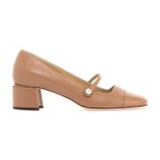 Jimmy Choo Elegant Mary Jane Style Pumps Beige, Dam