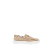 Versace Medusa '95 Greek Suede Moccasins Beige, Herr