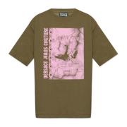 Versace Jeans Couture T-shirt med tryck Green, Herr