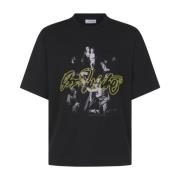 Off White Svart Script Mary Skate Tee Black, Herr