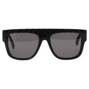 Alaïa Pre-owned Pre-owned Acetat solglasgon Black, Dam