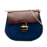 Chloé Pre-owned Pre-owned Laeder crossbodyvskor Blue, Dam