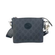 Gucci Vintage Pre-owned Canvas gucci-vskor Black, Dam