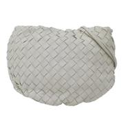 Bottega Veneta Vintage Pre-owned Laeder axelremsvskor White, Dam