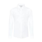 Calvin Klein Modern Elegans Poplin Skjorta White, Herr