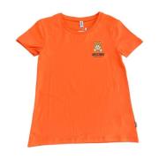 Moschino Kortärmad T-shirt för kvinnor Orange, Dam