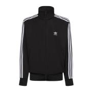 Adidas Originals Hög hals svart sweatshirt med full zip Black, Herr