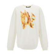 Palm Angels Vita T-shirts och Polos White, Herr