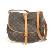 Louis Vuitton Vintage Pre-owned Canvas louis-vuitton-vskor Brown, Dam