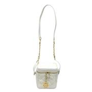 Chanel Vintage Pre-owned Laeder chanel-vskor White, Dam