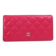 Chanel Vintage Pre-owned Laeder plnbcker Red, Dam