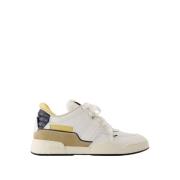 Isabel Marant Gula Lädersneakers med Dold Kilklack Multicolor, Dam