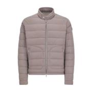 Moncler Kort Dunjacka Beige Brown, Herr