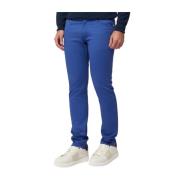 Harmont & Blaine Slim Lila Bomullsbyxor Blue, Herr