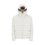 Moncler Kort Dunjacka Offwhite White, Herr