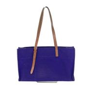 Hermès Vintage Pre-owned Tyg axelremsvskor Purple, Dam