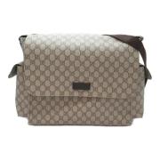 Gucci Vintage Pre-owned Canvas gucci-vskor Beige, Dam