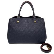 Louis Vuitton Vintage Pre-owned Laeder handvskor Blue, Dam