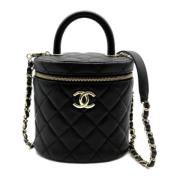 Chanel Vintage Pre-owned Laeder chanel-vskor Black, Dam