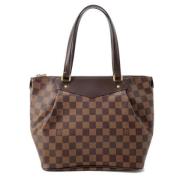 Louis Vuitton Vintage Pre-owned Canvas louis-vuitton-vskor Brown, Dam