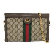 Gucci Vintage Pre-owned Tyg gucci-vskor Brown, Dam