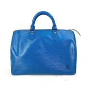 Louis Vuitton Vintage Pre-owned Laeder louis-vuitton-vskor Blue, Dam