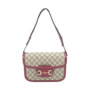 Gucci Vintage Pre-owned Canvas gucci-vskor Beige, Dam